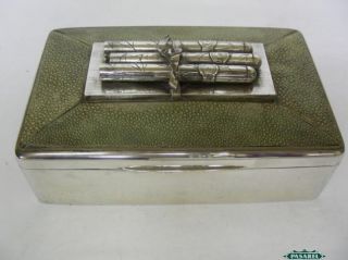   Canadian Sterling Silver Cigar Box Henry Birks Montreal Quebec C1930