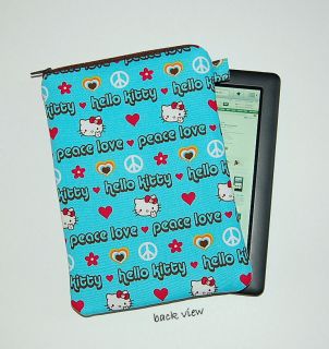 Hello Kitty Nook Color Kindle Zippered Case Cover