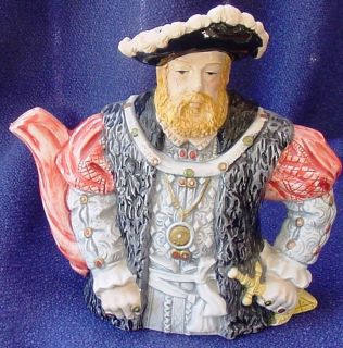 Leonardo Ceramic Decorative King Henry VIII 8th Tea Pot