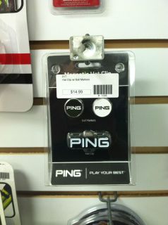  Ping Hat Clip with 2 Ball Markers New