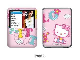  protector decal sticker skin for apple ipod nano 3rd gen hello kitty