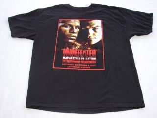 Floyd MAYWEATHER vs Ricky Hatton Boxing Event Shirt RARE New Size XXL