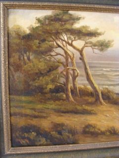 Antique Hensel 20c Impressionist O C Seascape Painting