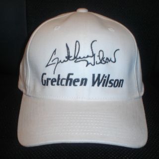 Gretchen Wilson Cap Hat with Stitched Autograph