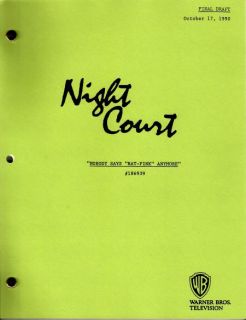Night Court Set of 17 Scripts Harry Anderson Markie Post John