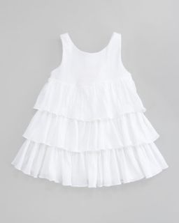 Crinkle Cotton Layered Dress, Sizes 2T 3T