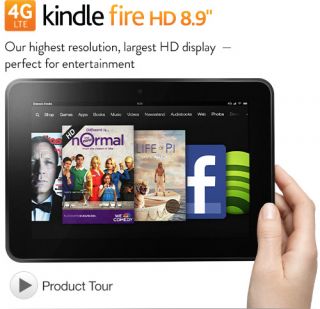 Kindle Fire HD 8.9 4G Tablet   Latest Wireless Technology with 4G LTE