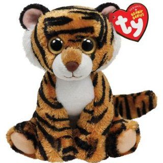Ty Beanie Baby Stripers Plush   Tiger: Toys & Games
