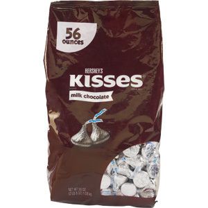 Hersheys Milk Chocolate Kisses 56 oz Bag