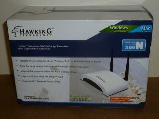 New Hawking Technology Hi Gain Wireless 300N Range Extender HWREN1