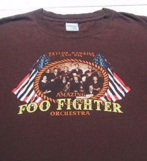 Taylor Hawkins Foo Fighters 06 Tour XL Concert T Shirt