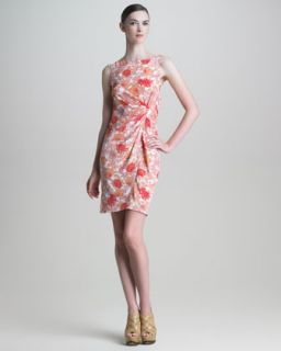 Silk Floral Dress  Neiman Marcus  Silk Flower Dress