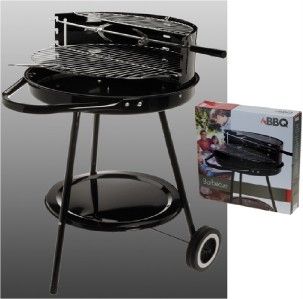  Portable Garden Barbeque Wheel Barrel Charcoal BBQ Grill 674105