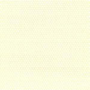 Small Hexagon White Tile Flooring Sheet. Plastic sheet measuring 7 3/4