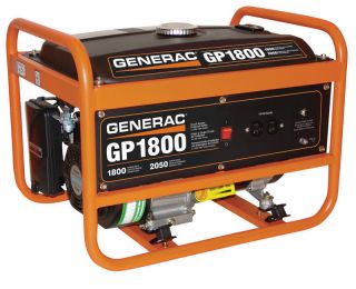 Generac 5723 GP1800 2050 Watt 163cc OHV Portable Gas Powered Generator
