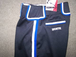 New Worth Titan Black Softball Baseball Pants XL