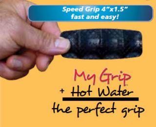 Choose between the speed grip (left) and the original My Grip (right).