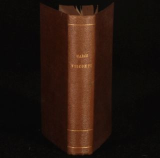 First Edition of Tommaso Grossis historical novel, Marco Visconti