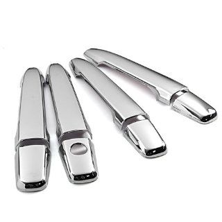Triple Chrome Side Door Handle Covers Trims For Mitsubishi 2007 2011