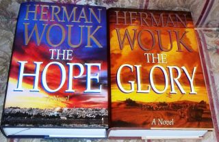 Lot of 2 Herman Wouk Books The Hope The Glory 1st Edition 1st Printing