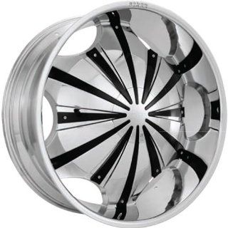 Starr Slash 28 Chrome Wheel / Rim 5x115 & 5x120 with a 15mm Offset and