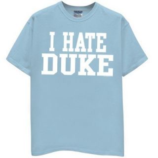Hate Duke T Shirt Tarheels Jersey UNC North Carolina Vintage