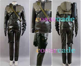 Arrow Hoodie Oliver Queen Costume Full Outfit   Hoodie,Pants,B elt