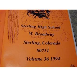  high school yearbook bin 166 description 1994 sterling high school