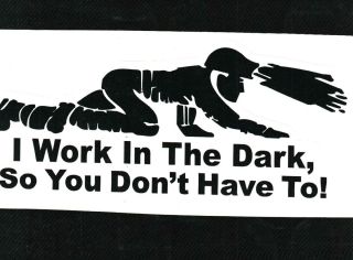  Dark So You Dont Have to Crawling Miner Coal Mining Stickers