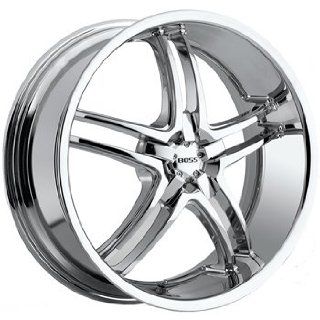 Boss 340 20x8.5 Chrome Wheel / Rim 5x4.5 with a 14mm Offset and a 82