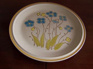 Hearthside Garden Festival Highland Flowers Stoneware Plate