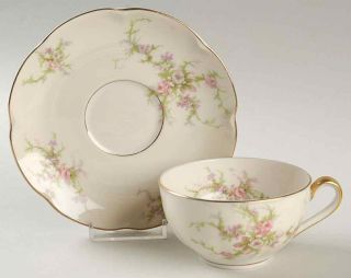 manufacturer haviland pattern rosalinde piece cup saucer size 2 inches