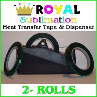 Tape Dispenser 2 Rolls Heat Press Transfer Tape 1 1 4 1 3 8