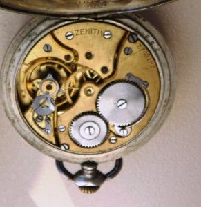 Lot of 8 Antique Pocket Watches incl 3 Zenith Hanhart Ottoman