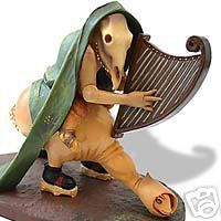 Hieronymus Bosch Monster Harp Sculpture Gothic Figurine