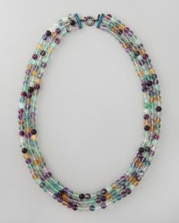 Y1B55 MCL by Matthew Campbell Laurenza Beaded Triple Strand Necklace