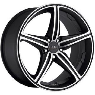 Foose Speed 19x8.5 Black Wheel / Rim 5x112 with a 34mm Offset and a 66