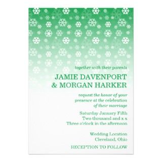  - 159816782_snowflakes-emerald-green-winter-wedding-invitation