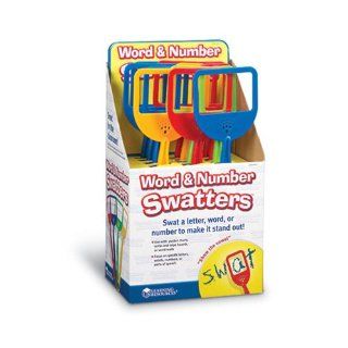 WORD & NUMBER SWATTERS POP DISPLAY by LEARNING RESOURCES