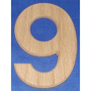 Wood Letters & Numbers 4 Inch Number 2   
