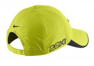 NIKE 20XI TOUR PERFORATED ATOMIC GREEN ADJUSTABLE golf hat cap