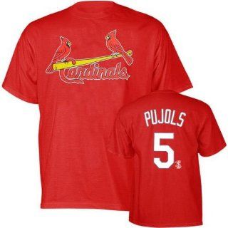  Cardinals) Name and Number T Shirt (Red) (Large)