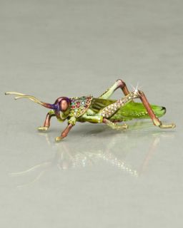 Jay Strongwater Alejandro Grasshopper Figurine   