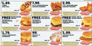 72 Hardees Coupons w Chili Dog Exp 9 15 20 Xtra Breakfast Coupons Exp