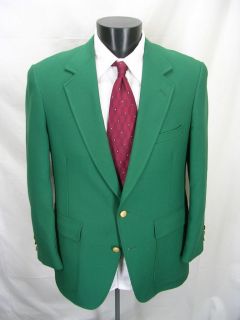 Hardwick Masters Green Augusta Golf Blazer Jacket 40R