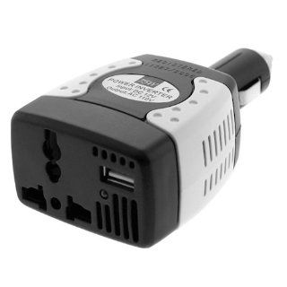 GTMax Power Car Charger Inverter Outlet Adapter   DC to AC