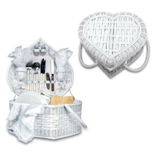 Picnic Time Wedding Heart Picnic Basket 328 35 150