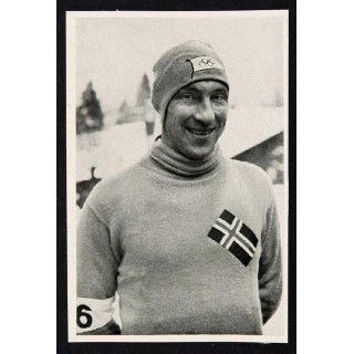 1936 Winter Olympics Ivar Ballangrud Norwegian Print