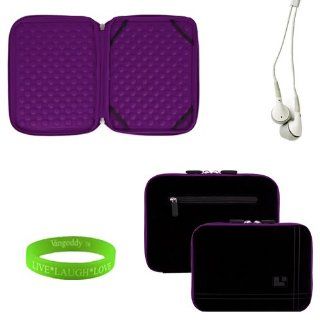 Black and Purple Plum 13 inch Neoprene Sleeve for your