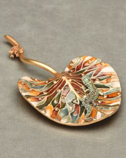 Jay Strongwater Donovan Lilly Pad Objet   